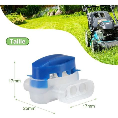 Confezione da 20 connettori per cavi riempiti di resina per robot tagliaerba Automower. (1/4)