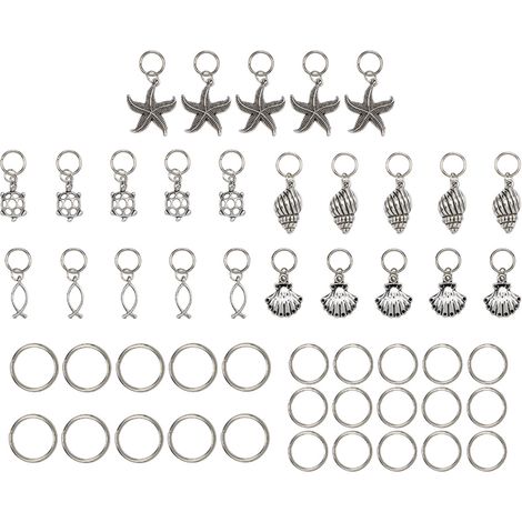 DIY-Anhänger-Accessoires, handgefertigte Haarspange aus Legierung mit Meerestiermuster. (1/5)