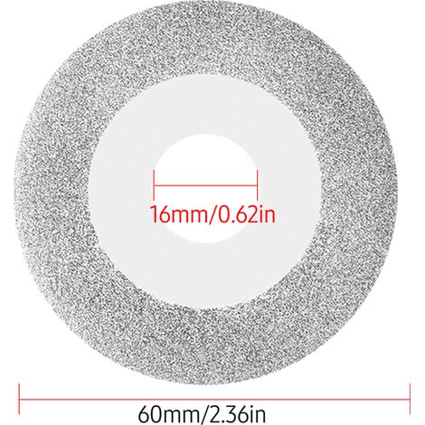 GARRYFIZH Lame de scie émeri de 60 mm de diamètre