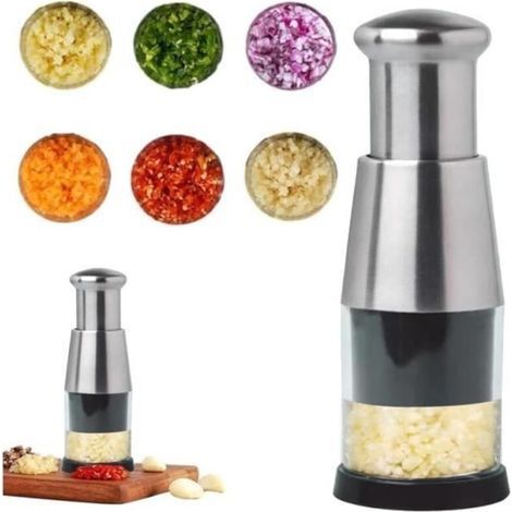 Presse Ail Inox,Presse Ail,Oignons Coupe Legume,Coupe Ailm,Couteaux Et Ustensiles Cuisine,Purée D'ail En Acier Inoxydable Coupe,yd