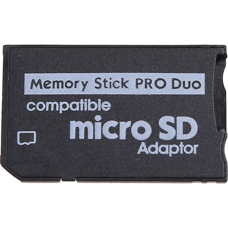 Micro-SD-/SDHC-zu-Memory-Stick-Pro-Duo-Adapter für PSP und Sony-Kameras (1/4)