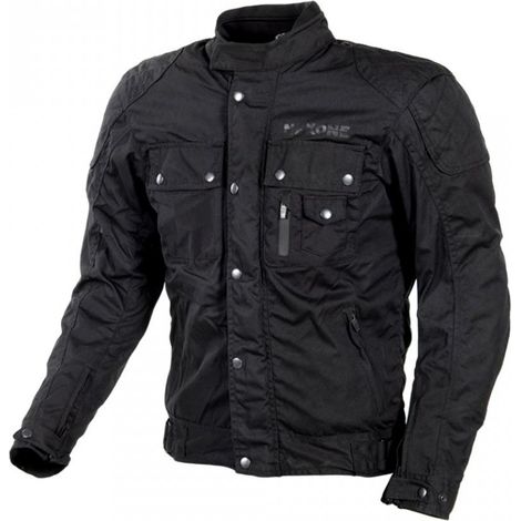 Motorradjacke für Männer nexone Textil hugo schwarz Größe xl