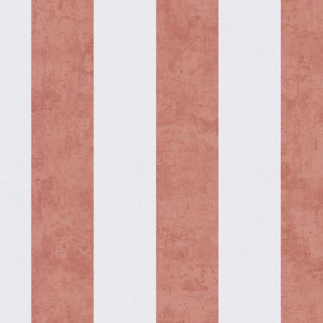 Streifen Tapete Profhome 770786 Vliestapete glatt Kindertapete matt rot creme-weiß rot-braun korallen-rot 5,33 m2