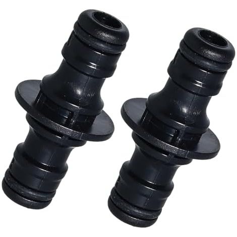 2 pièces raccords de Tuyau d'arrosage,1/2 Pouce Double fiche Pièce,raccordement Deux tuyaux pour l'extension, même avec Une Pression d'eau élevée. - (1/5)
