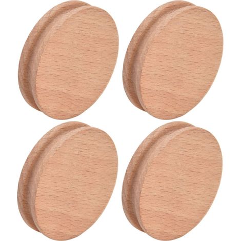 10pcs lisseur de bord rond en hêtre outil couture cuir biseau polisseur bords DIY lot de 10 (1/5)