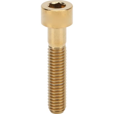 RISK Cache-Étoile de Potence M6x30mm Vis de Fixation en Alliage de Titane Or pour Réparation Vélo (1/5)