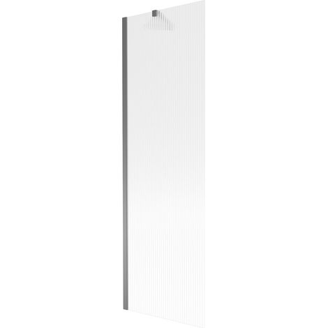 Mexen Next panel de bañera abatible 1 ala 60 x 150 cm, rayas, gun metal - 895-060-000-00-09-95 (1/5)