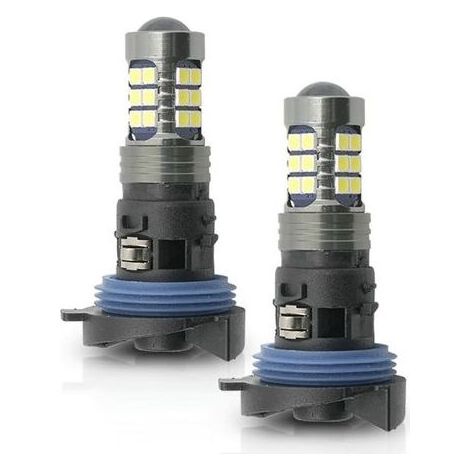 2 pièces HP24W LED ampoules de feux de jour avec base DRL ampoule de lumière du jour pour Peugeot 3008 5008 2009-2016 Citroen C5 2008-2017 Led DLR ampoules de lampe de stationnement (1/5)