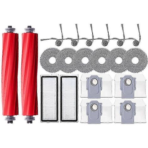 Accessoires compatibles avec les aspirateurs Qrevo L / QR 798 / QV 35A / QR 598 : unité principale, brosse latérale, filtre HEPA, balai, sac à poussière, etc. (1/5)
