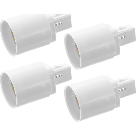 4 pièces G24D à E27 2 broches ampoule adaptateur de prise Support de lumière (1/5)