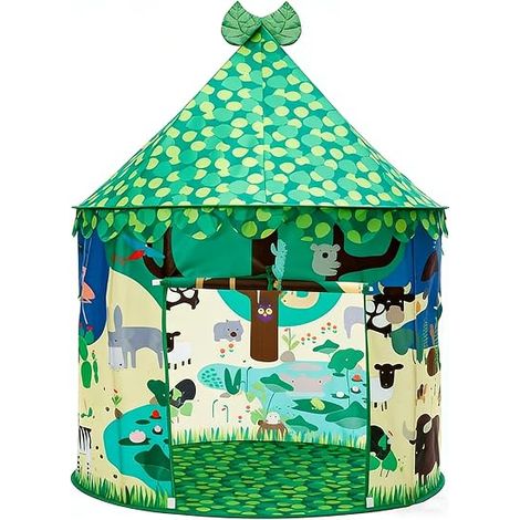 Tente de Jeu pour Enfants, Tente Pop-up pour Enfants pour s'amuser à l'intérieur et à l'extérieur, Jouet pour Fille, Maison de Jeu, Conception de yourte Unique (1/5)