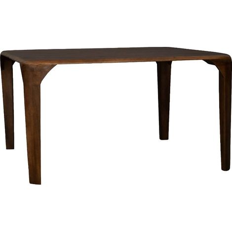 Table à manger carrée en bois de manguier Maora (1/3)