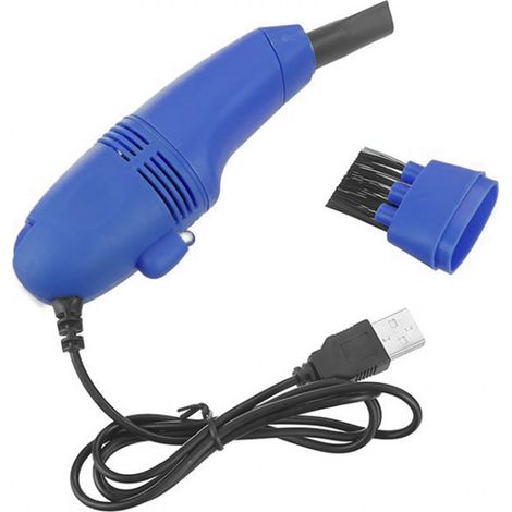 1 Mini aspirateur USB, silencieux, grande capacité, ABS, pour clavier ordinateur (1/5)