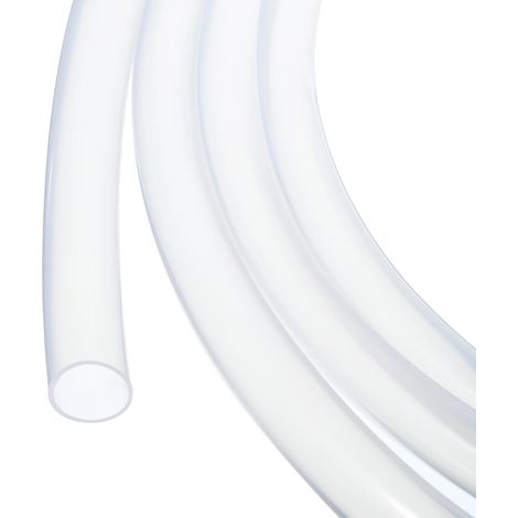 2 Meter (6.6 Feet) Silicone Tube with One 1/2" ID and 14.3mm OD, Clear Plastic In Pumping, Drain, Irrigation and Brewing Systems, 1/2" (1/5)