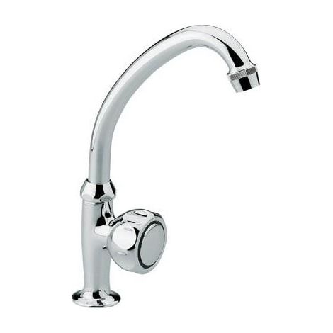 Robinet eau froide lave-mains avec tête clapet ORDO Chromé - Cristina Ondyna OR14051 (1/2)