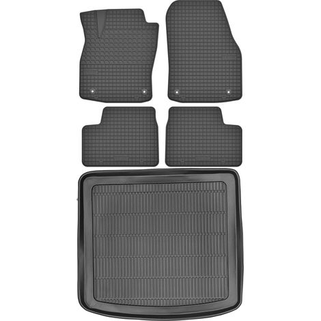 Set di tappetini in gomma per auto e tappetino per bagagliaio per Opel Astra III H Kombi dal 2004 al 2009.