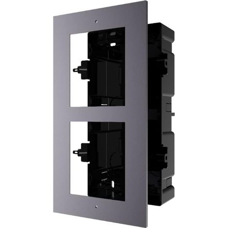 Cornice da incasso per videocitofoni 2 moduli Hikvision DS-KD-ACF2 (1/5)