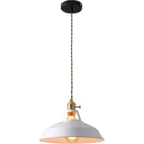 Style Restaurant Cuisine Suspendu Abat-Jour la Lampe DCorative Ampoule Blanc (1/4)