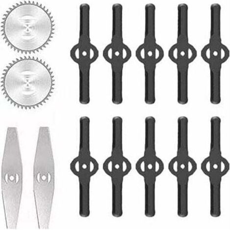 UlisemDéstockage Accessoires pour tondeuses à gazon Lames de désherbeur électrique Lames de scie Manche télescopique léger pour la coupe du gazon, l'entretien de l'allée et du jardin,LAOA