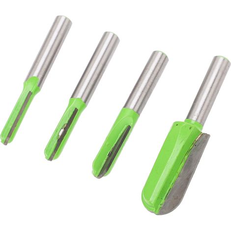 4 Fraises à Rainurer 8mm pour Bois, Outils CNC de Découpe et Gravure (1/5)