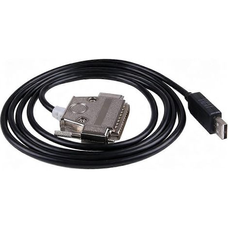 Adaptateur USB vers DB25 mâle avec chipset FTDI compatible avec les séries FANUC 0/6/11 et câble série CNC RS232. (1/5)