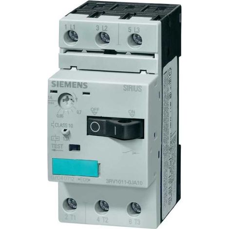 Siemens 3RV1011-1GA10 Interruttore Compatto IP20 4,5-6,3A