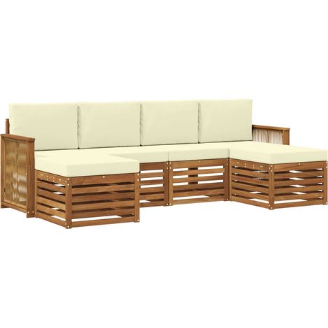 Set divani Legno di Acacia Massello vidaXL (1/5)