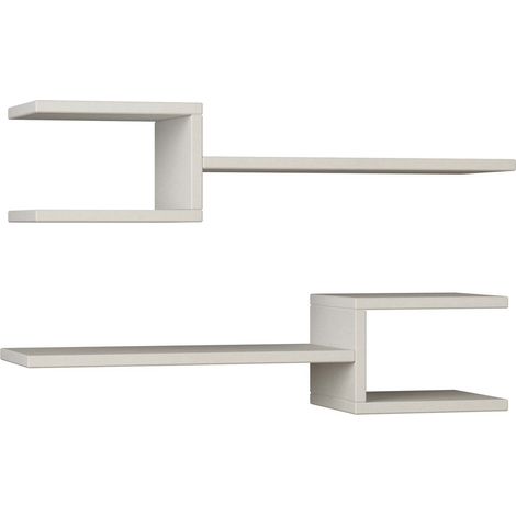 Estante de pared, estante de almacenamiento Shelf Blanco (1/3)