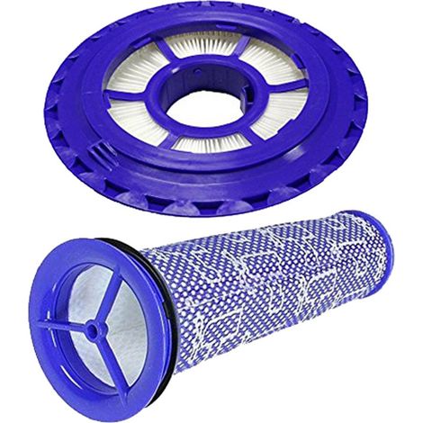 Filtres de rechange pour aspirateurs Dyson DC41, DC65, DC66, Ball, Animal et Multi Floor - Classe HEPA H13 - Livre électronique bonus inclus - Remplace les pièces 920769-01 et 920640-01 - Pack combiné (1/5)
