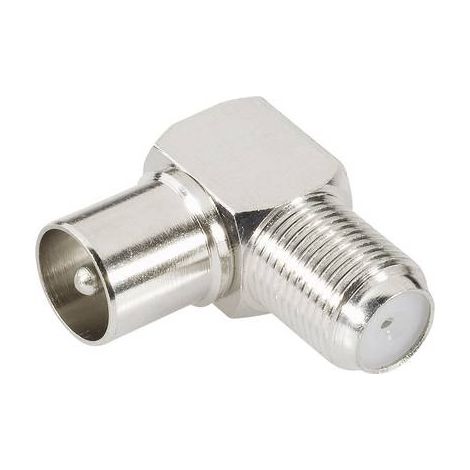 Adaptateur coaxial BKL Electronic 0403133 Coaxial mâle - F femelle 1 pc(s) D90458 (1/2)