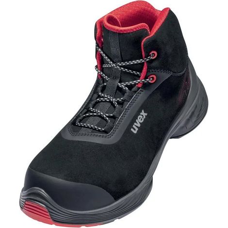 Bottes de sécurité Uvex Uvex 1 G2, Unisexe, T 44, Noir, Rouge, S3, SRC, antistatiques ( Prix pour 1 paire ) (1/5)