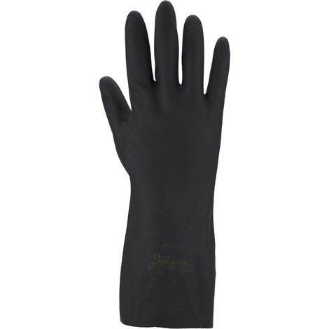 ASATEX Handschuh 3470 Neopren, schwarz, Gr. 11 10 Stk (1/6)