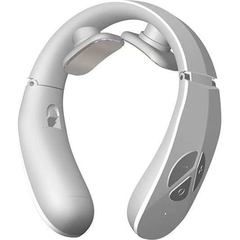 Massaggiatore per il collo, nuovo massaggiatore per il collo per alleviare il dolore cervicale con design a 2 testine, massaggio della colonna cervicale riscaldato elettricamente, sollievo dal dolore (1/5)