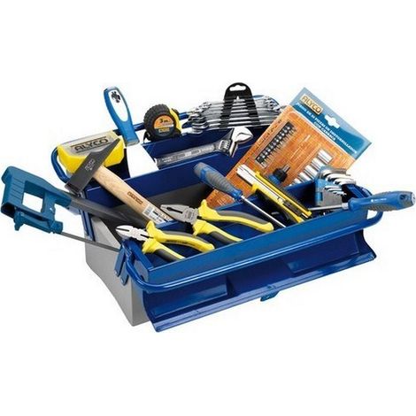 BOÎTE À OUTILS 3 PLATEAUX 82 PIÈCES (1/2)