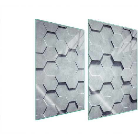 GLASSCHUTZPLATTE FÜR KÜCHE 2x35x52 MUSTER (1/5)