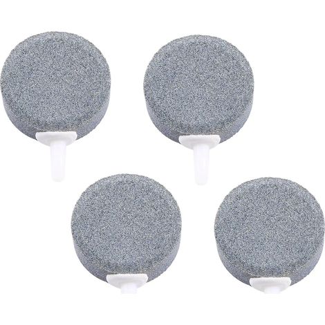 Air Stone - Diffuseur À Bulles Pour Aquarium Et Hydroponie - Disque Aérateur En Céramique 40 mm - Lot De 4 Pièces (1/5)