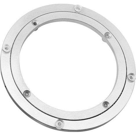 Aluminum alloy turntable bearing, heavy-duty rotating bearing for round dining tables, smooth swivel plate hardware, 8 (1/5)