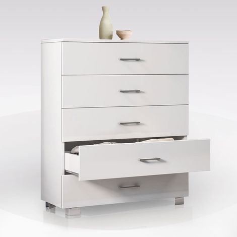 CASSETTIERA CM 80X44 H. 104 BIANCO LUCIDO (1/4)