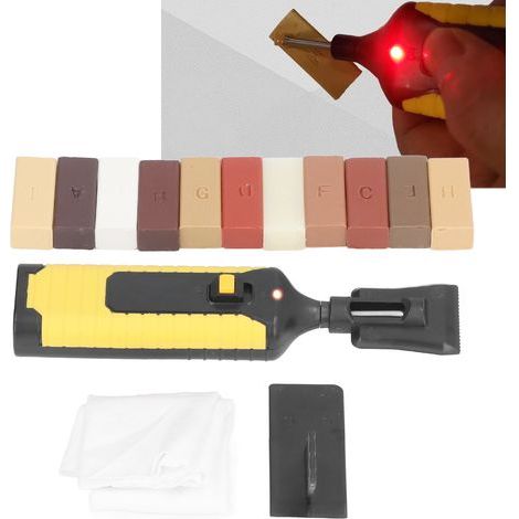 Kit de Réparation Parquet Multifonction - Remplisseur Fissures et Rayures pour Meubles Bois et Sols Stratifiés (1/5)