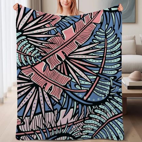 Couverture de lit en polaire, douce et chaude en microfibre printemps-été, décoration intérieure stylée, cadeau pour femmes et hommes, 6080 pouces (1/4)