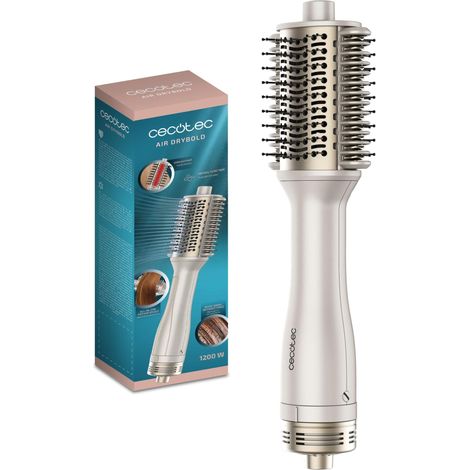 Warmluft-Volumenbürste mit Keratin- & Arganöl-Keramikbeschichtung, 1200 W, 3 Stufen