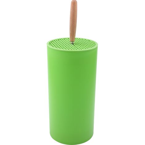 Range Couteaux Plastique Vert - Support Rangement Cuisine Multi-Fonction - Organisateur Ustensiles - Capacité 4 Couteaux (1/2)
