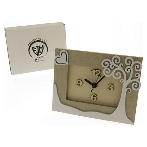 Etm Prato Orologio Oro 18×14 cm – Bomboniera (1/2)