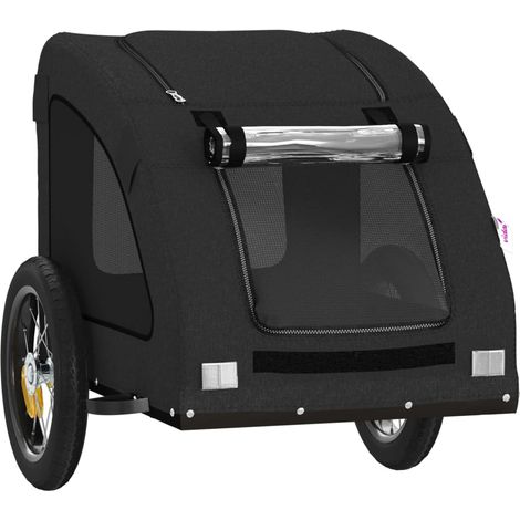Rimorchio/carrello per animali domestici nero 020044213