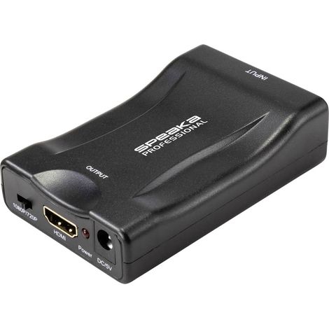 SpeaKa Professional AV Convertisseur SP-9395928 [péritel - HDMI] 1920 x 1080 Pixel