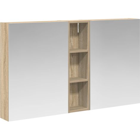 Maison Exclusive - Badezimmerschrank-Set 3 pcs 120 x 14,5 x 70 cm