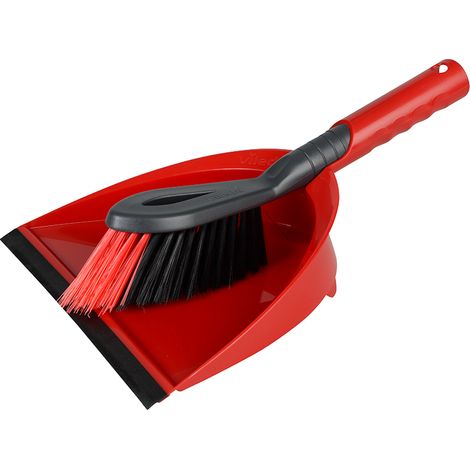 Vileda 2-In-1 Dustpan And Brush Set