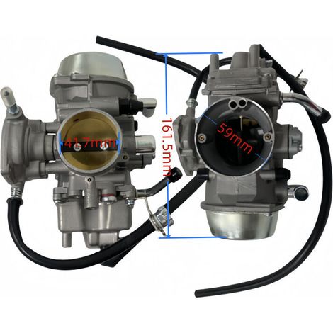 Les pièces de carburateur pour moteurs de motos YFM660 sont compatibles avec les moteurs YAMAHA GRIZZLY 660 et YFM660. Ce sont des carburateurs à piston avec réglage du mélange.