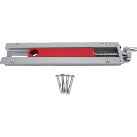 Étau d'extrémité pour table de travail du bois, course de 0 à 110 mm, à inertie et à déplacement rapide, avec volant. (1/5)