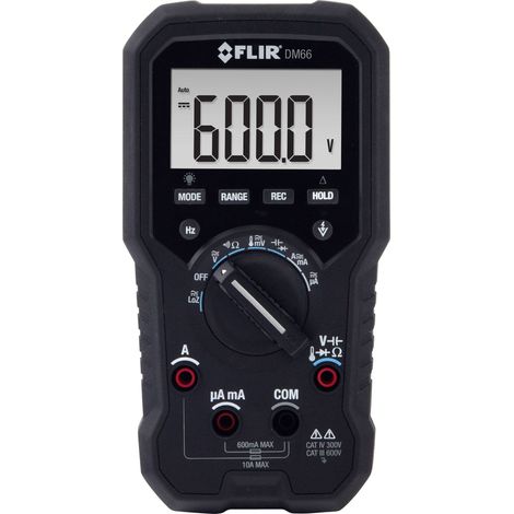 FLIR DM66 Multimètre numérique CAT IV 300 V, CAT III 600 V (1/3)